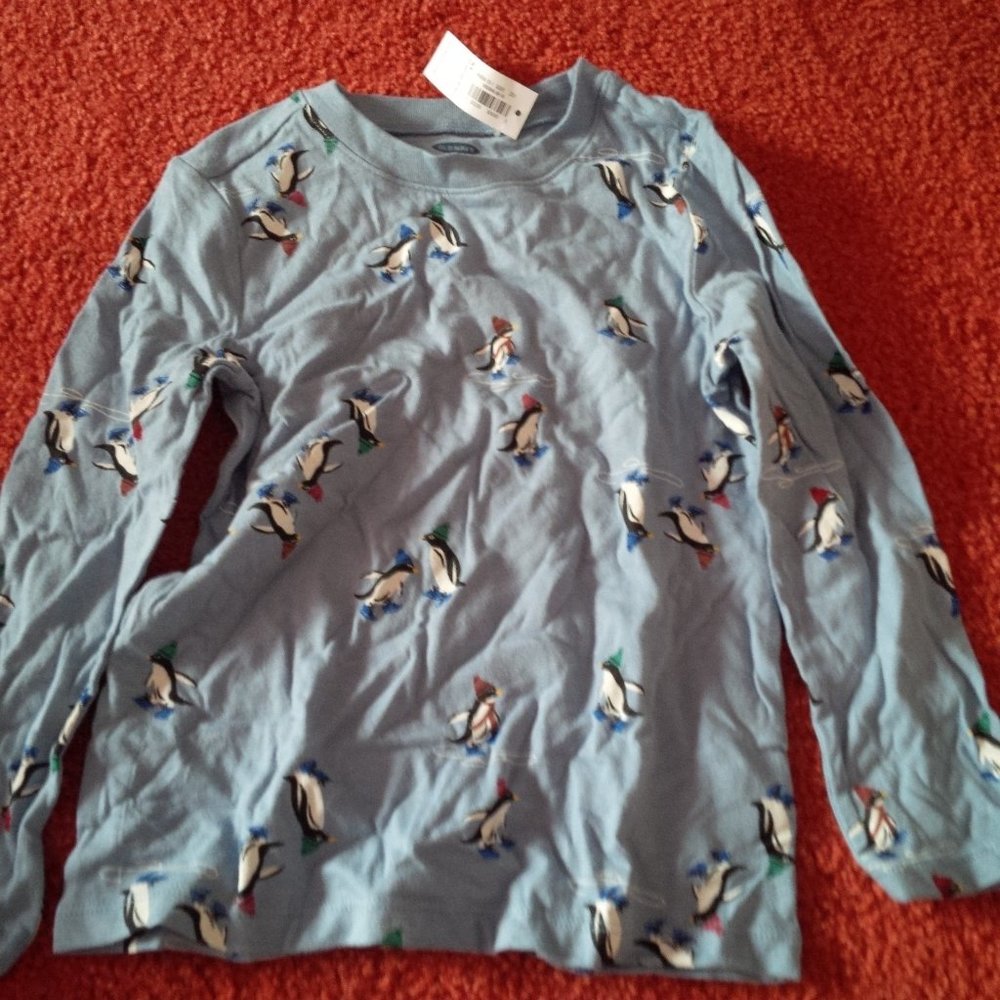 Boys Penguin long sleeve shirt
